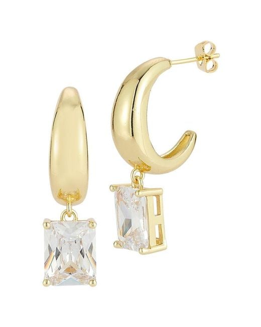 Sphera Milano Metallic Plated Cz Earrings
