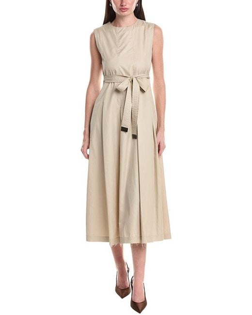 Max Mara Natural Amina Midi Dress