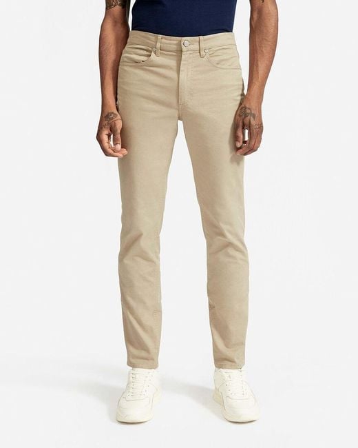 Everlane Natural The Midweight Twill 5-pocket Slim Pant for men