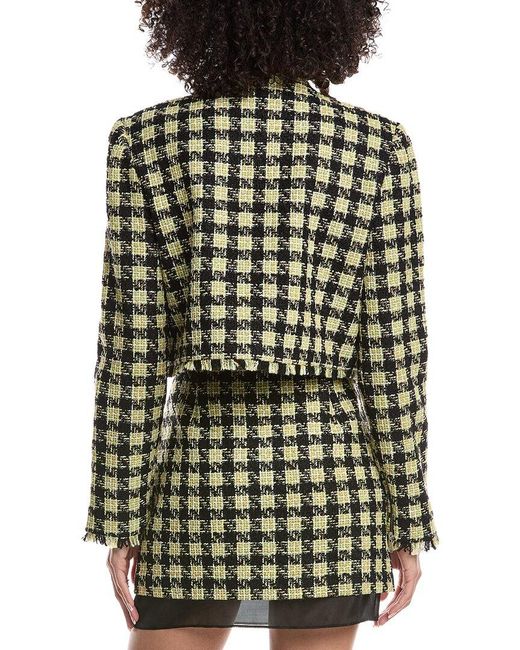 Toccin Green Lainey Cropped Jacket