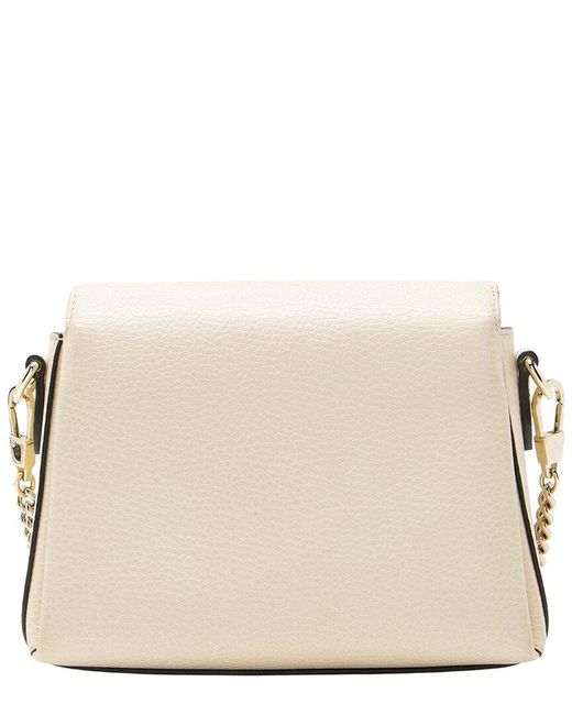 Gucci Natural Beige Leather Interlocking G Small Crossbody (authentic Pre-loved)