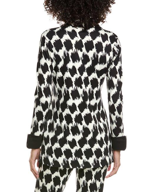 Diane von Furstenberg Black Lagarde Top