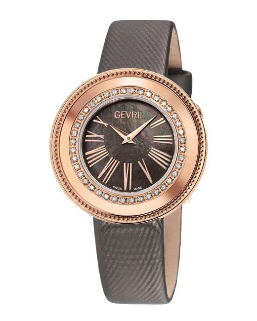 Gevril Gray Gandria Diamond Watch