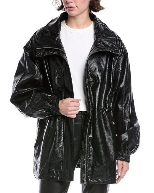 Rag & Bone Black Monica Foil Jacket