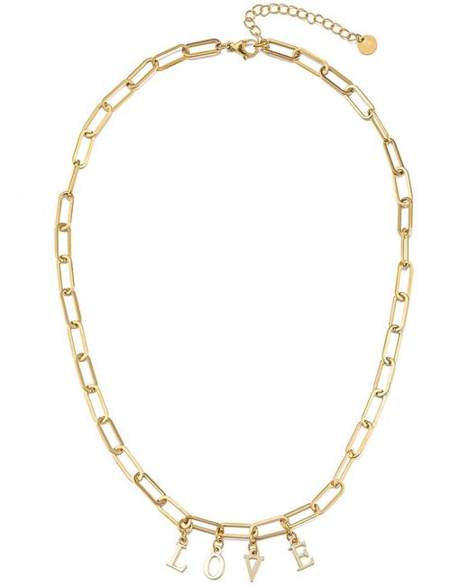 Eye Candy LA Metallic The Luxe Collection Titanium Love Strand Necklace