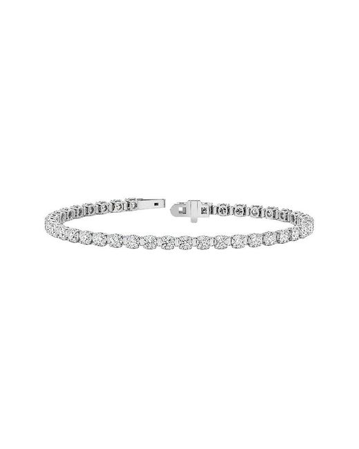 Lab Grown Diamonds White 14K 5.14 Ct. Tw. Lab-Grown Diamond Tennis Bracelet