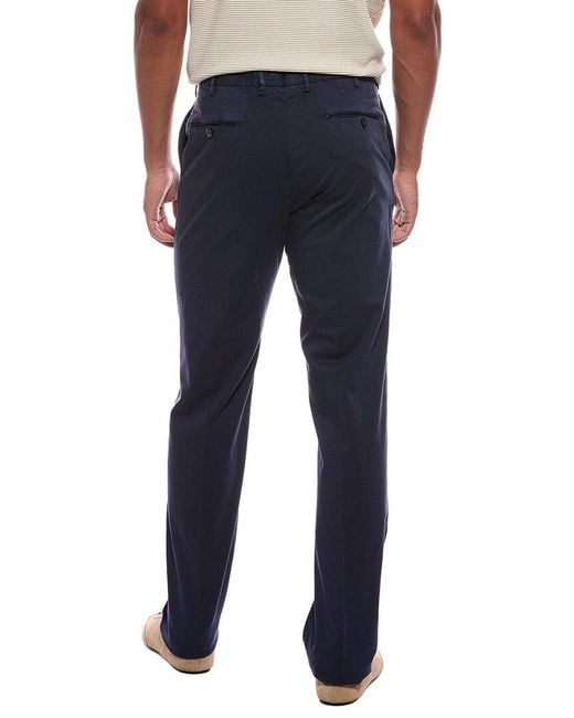 Slowear Blue Benn Flat Front Pant for men