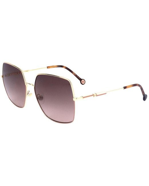 Carolina Herrera Brown 60Mm Sunglasses