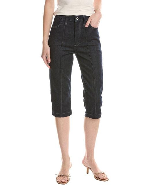 Rag & Bone Black Katie High Rise Capri