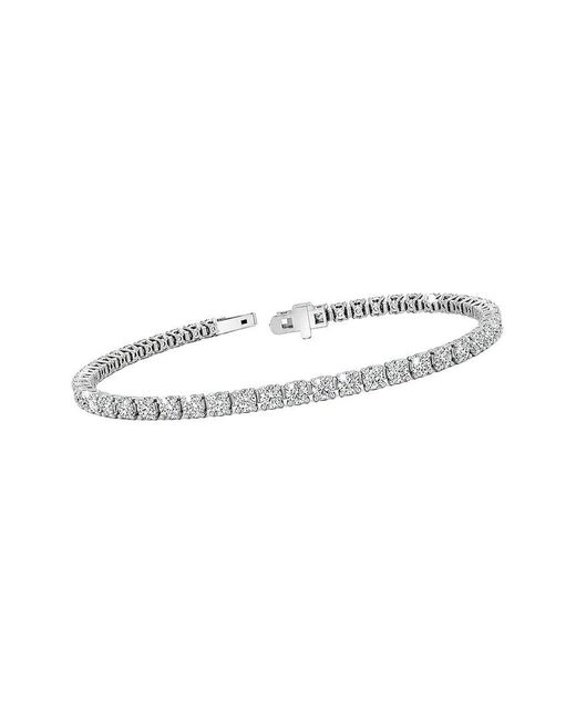 Lab Grown Diamonds White 14K 5.06 Ct. Tw. Lab-Grown Diamond Tennis Bracelet