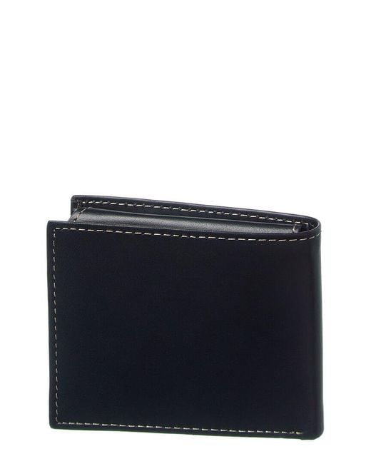 Timberland Blue Passcase Leather Wallet for men