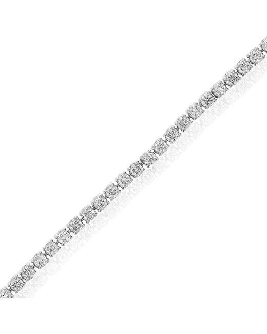Amairah White 14K 2.00 Ct. Tw. Lab-Grown Diamond Tennis Bracelet
