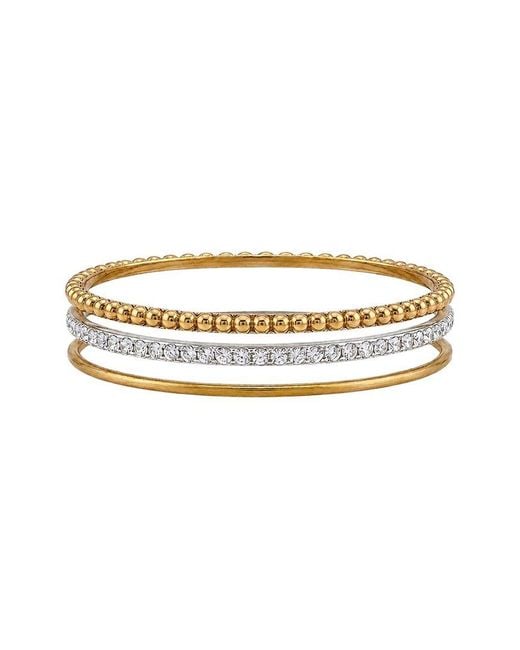 Liv Oliver White 18K Plated Cz Bracelet