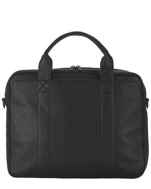 Bugatti Black Palermo Executive Briefcase