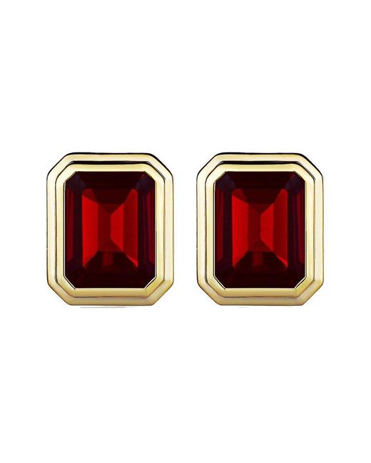 Kai Fine Jewelry Red 14K 5.00 Ct. Tw. Garnet Stud Earrings