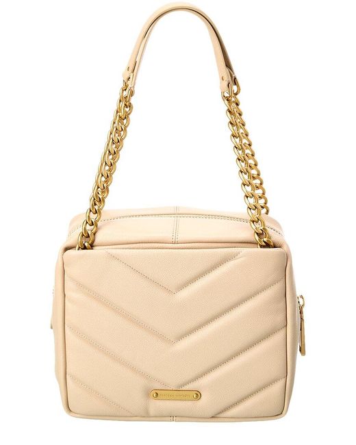 Rebecca Minkoff Edie Maxi Chevron-Quilted Leather Tote Bag