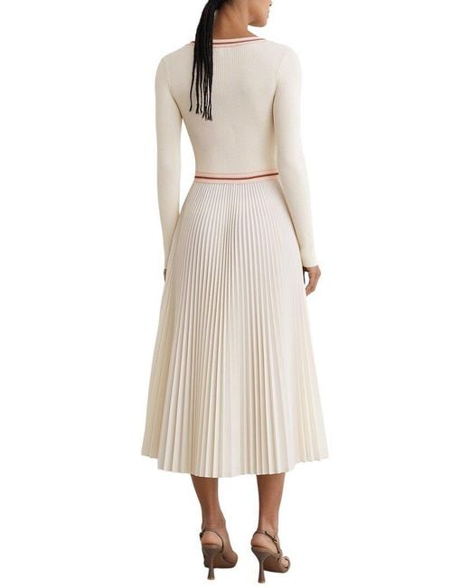 Reiss Natural Gaia Dress