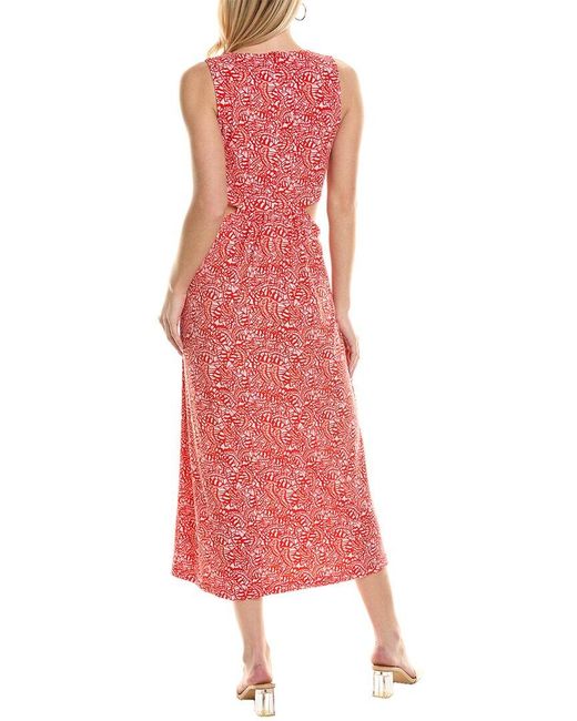 Ramy Brook Red Beck Midi Dress