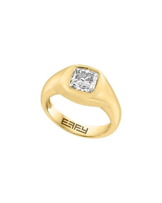 Effy Fine Jewelry Metallic 14K 0.41 Ct. Tw. Lab-Grown Diamond Ring