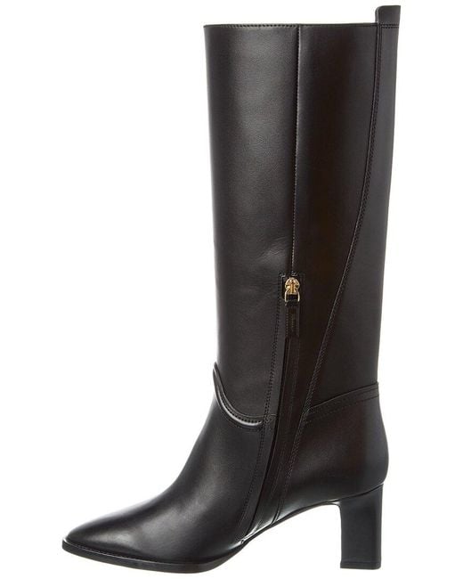 Ferragamo Black Torris Leather Boot