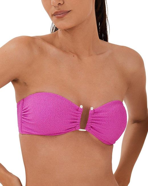 ViX Purple Jill Bandeau Top