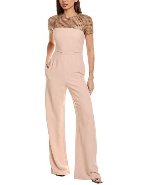 Stella McCartney Natural Alysha Silk-Lined Jumpsuit
