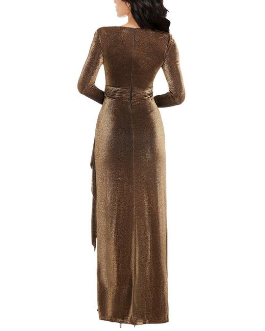 Dress the Population Brown Shania Mermaid Gown