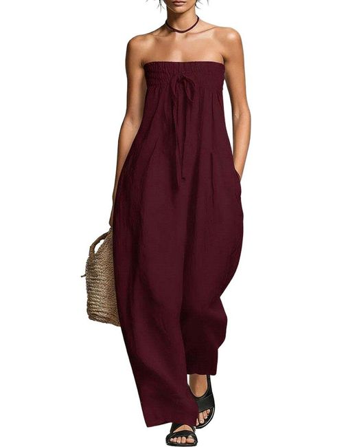 ENJOY PETRA Purple Jumpsuit