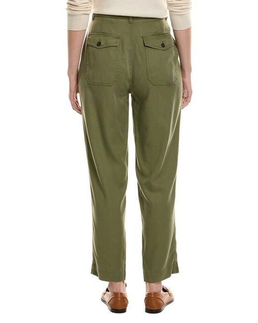 Officine Generale Green Saskia Pant