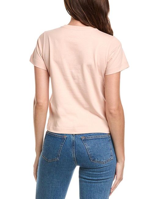Moncler Blue Embroidered T-Shirt