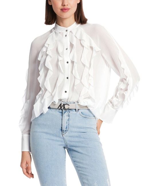 Marc Cain Blue Shirt