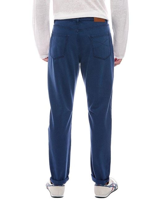 Brunello Cucinelli Blue Leisure Fit Jean for men