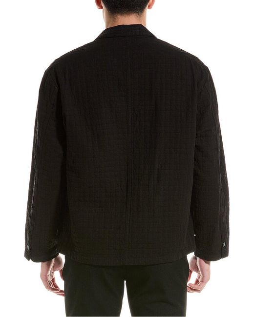 The Kooples Black Quilted Jacket for men