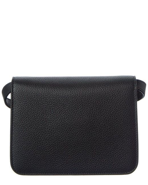 Ferragamo Black Leather Shoulder Bag