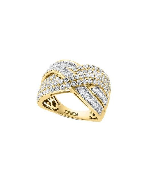Effy Fine Jewelry White 14K 1.35 Ct. Tw. Diamond Ring