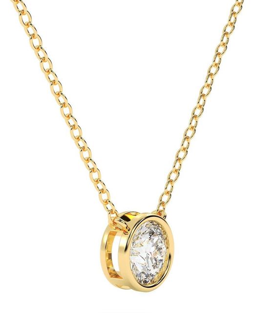 Lab Grown Diamonds Metallic 14k 1.00 Ct. Tw. Lab-grown Diamond Necklace