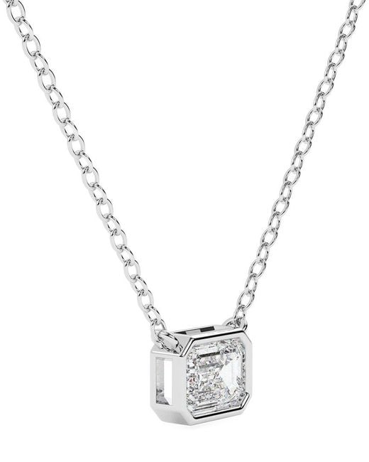 Lab Grown Diamonds Metallic 14K 1.00 Ct. Tw. Lab-Grown Diamond Necklace