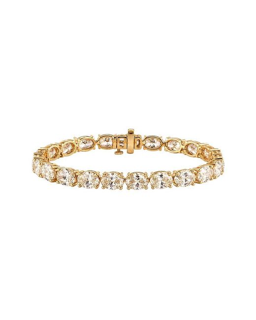 Lab Grown Diamonds Metallic 14K 14.25 Ct. Tw. Lab-Grown Diamond Fashion Bracelet