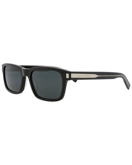 Saint Laurent Black 57Mm Sunglasses for men