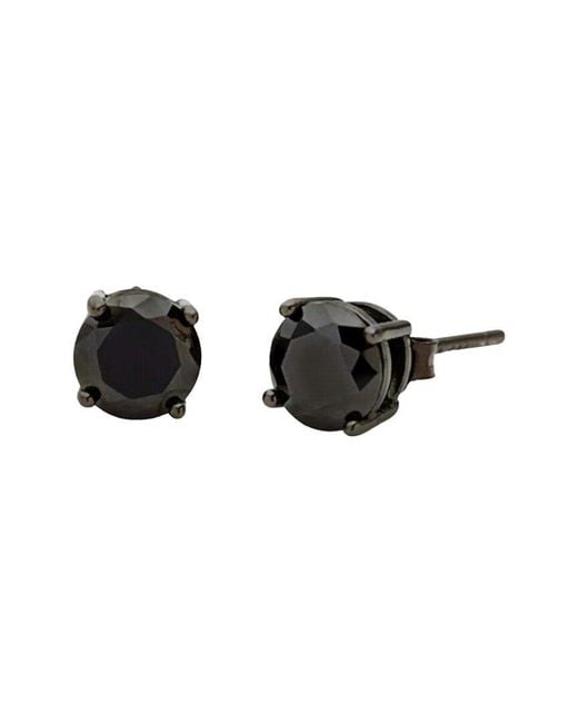 Donatello Gian Black Stud Earrings