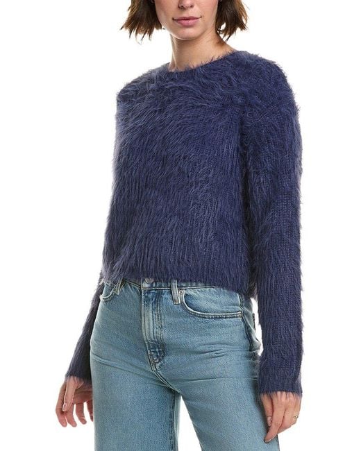 Velvet By Graham & Spencer Blue Maylie Sweater