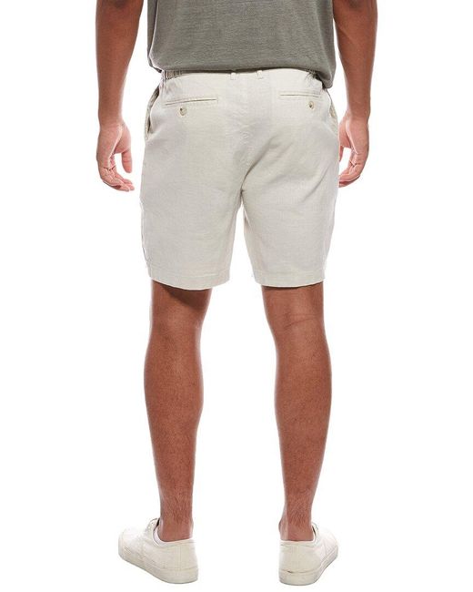 Onia Natural Stretch Linen-blend Short for men