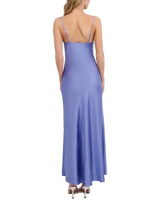 Ted Baker Purple Midi Silk Slip Dress