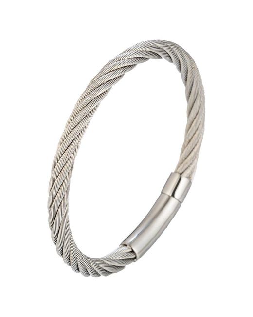 Eye Candy LA White The Bold Collection Titanium Ralph Bracelet