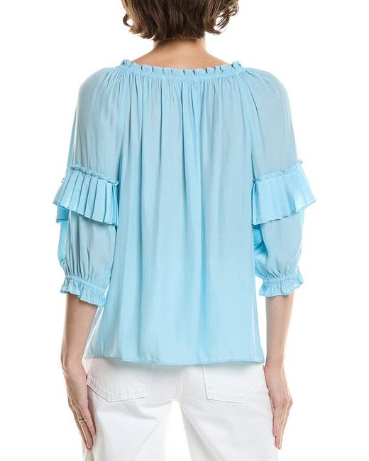 Ramy Brook Blue Jiya Top