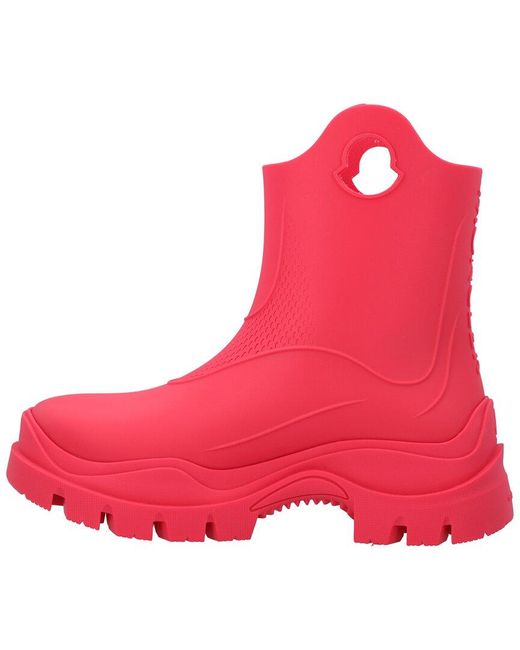 Moncler Pink Misty Rain Boot