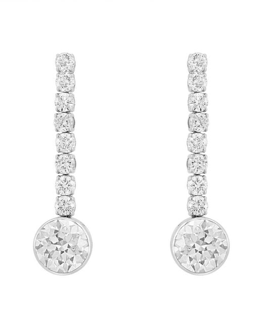 Effy Fine Jewelry White 14K 2.68 Ct. Tw. Lab-Grown Diamond Earrings