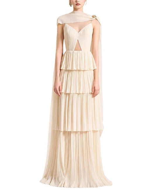 Amanda Royal Natural Maxi Dress