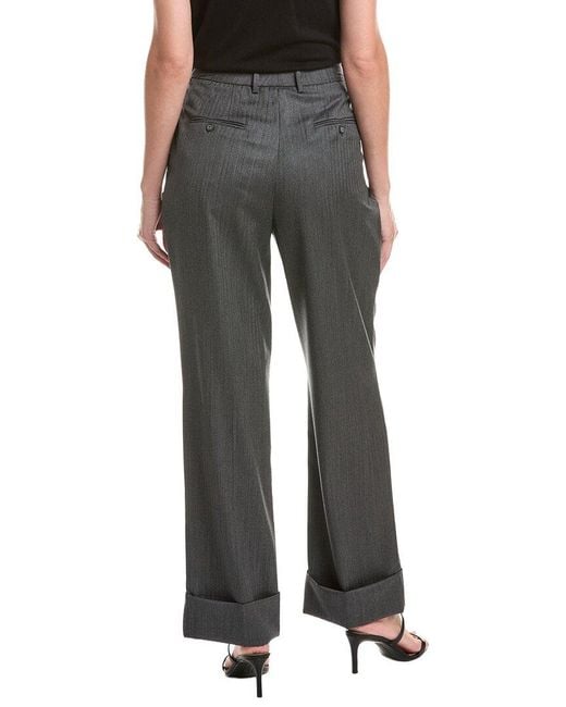Officine Generale Black Officine Generale Willow Wool Pant