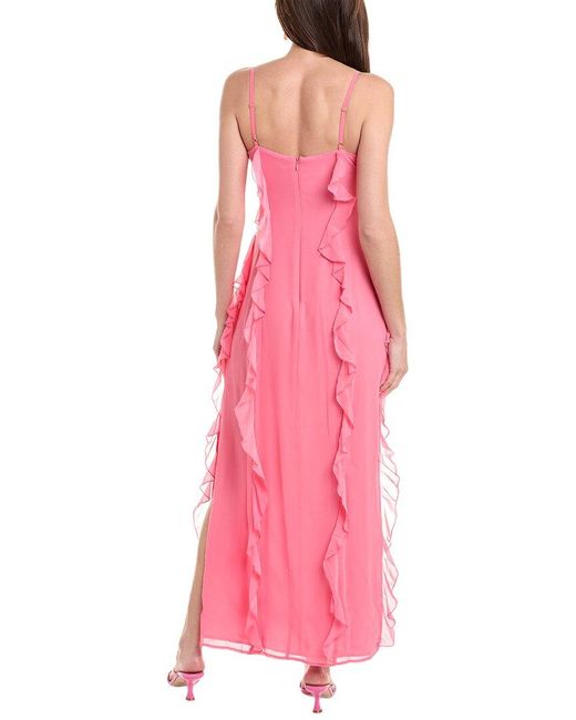 Hutch Pink Claira Maxi Dress